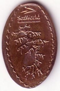 leafy seadragon seaworld orlando souvenir pressed penny returns 