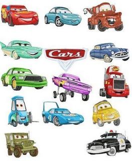 NEW** INSPIRED by DISNEY PIXAR Cars   21 machine embroidery designs 