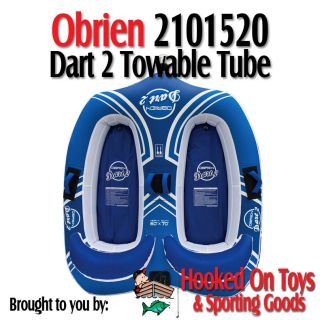 obrien dart 2 inflatable tube towable 2 person one day