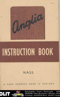 1948 1949 ford anglia owner s manual england time left