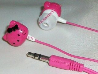   ROSE RED earbuds HELLO KITTY for PSP NDS MP4  music beats PLAYER