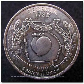 Newly listed 1999 P Georgia State Quarter *** 