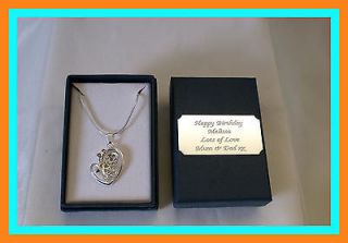 Personalised Gift Butterfly Necklace 18th/21st/30th/40th/50th/60th 