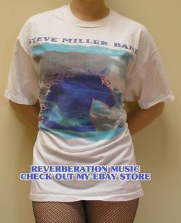 STEVE MILLER BAND 1993 Wide River Tour 2 sided white T Shirt XL w 