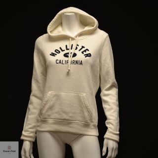 NWT Hollister by Abercrombie Womens Hoodie   Pelican Point Cream