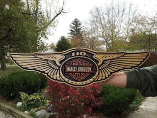 harley davidson 110th anniversary sign time left $ 80 00