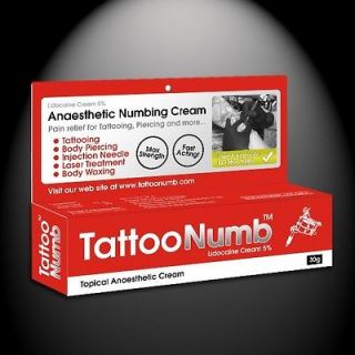   LARGE TUBE NUMB SKIN NUMBING CREAM TATTOO PIERCING LASER DR APPROVED