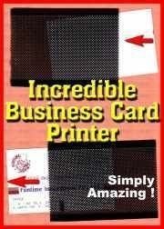   trick incredible business card printer  9 62 