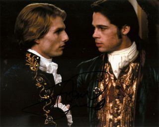 TOM CRUISE & BRAD PITT AUTHENTIC SIGNED INTERVIEW WITH THE VAMPIRE 