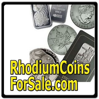 Rhodium Coins For Sale INVESTING/RARE PALLADIUM MARKET/BULLION 