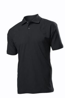 plain black cotton budget golf polo shirt wholesale more options