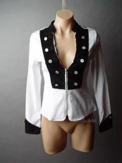 steampunk captain navy pirate military fp jacket s