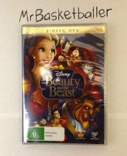 Brand New BEAUTY AND THE BEAST 2 DISC SEALED DVD R4 Walt Disney