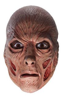 Nightmare on Elm Street Freddy Krueger 3/4 Vinyl Adult Mask size 