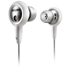 Philips SHE5920 In Ear only Headphones   Silver White