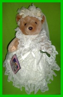   VICTORIAN BRIDE TEDDY BEAR PLUSH Stuffed Animal 16 JOINTED TAGS