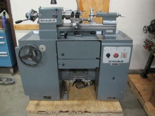 exc schaublin 102n lathe with collets and more time left