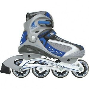 Roller Derby Mens Hybrid G900 Grey And Blue Inline Skates