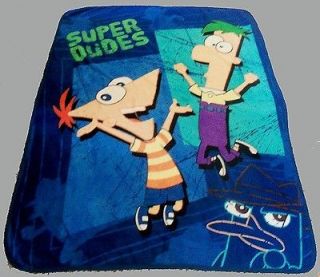 Phineas Ferb blanket bedding 50x60 Perry Platypus