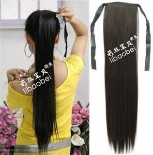 clip in human hair ponytail in Womens Hair Extensions