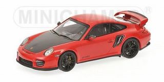 2010 PORSCHE 911 (997 II) GT2 RS RED W/BLACK WHEELS 1/43 BY MINICHAMPS 