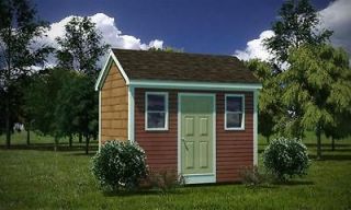 12 Storage Shed Plans Gable Roof, Step By Step How To Build Guide 