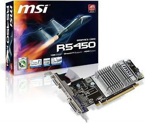 MSI ATI Radeon HD5450 1GB DDR3 VGA/DVI/HDMI Low Profile PCI Express 
