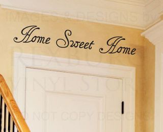 Wall Decal Quote Sticker Vinyl Art Lettering Decorative Home Sweet 