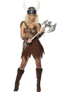 SEXY VIKING WARRIOR THOR XENA FANCY DRESS COSTUME OUTFIT ALL SIZES