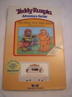   RUXPIN ADVENTURE SERIES FIRE SAFETY BOOK AND CASETTE IN SEALED BOX