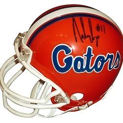 riley cooper signed florida gators mini helmet pba coa time