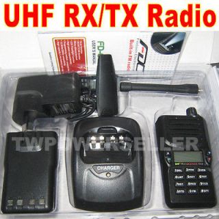   Transceiver 5W FM 2 way Programmable 400 480MHz radio & headsets