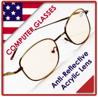 Optical Quality COMPUTER reading glasses Any Strength from 0.00 to +3 
