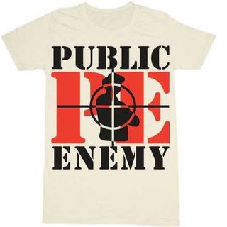 public enemy over sized target large t shirt