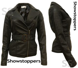 leather ladies coats in Clothing, 