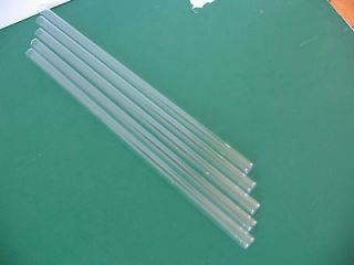PYREX GLASS TUBE   10mm   HEAVY WALL   (Smooth Edge) 6   QTY 4