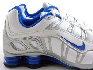 Nike Shox Turbo 3.2 Sample White/Silver/Blue Trainers Running Work Men 