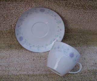 premiere lavender rose cup saucer set loc 11624 time left