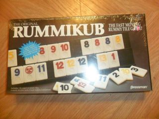   New Original Rummikub Sealed Pressman Rummy tile game Sealed 1990