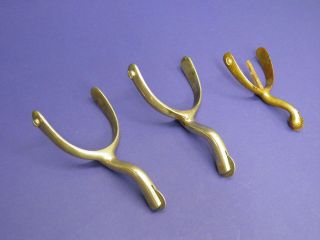 nice 3 old vintage english military cavalry style spurs time