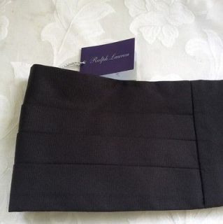 ralph lauren purple label silk cummerbund s m new $ 250