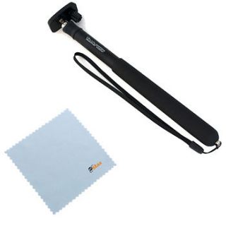 Black Extendable Hand Held Monopod Wand+Gift For Nikon S9050 Canon 
