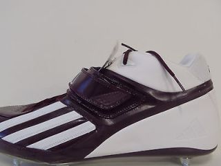adidas quickslant d mid cleat white maroon 352586 sz 18