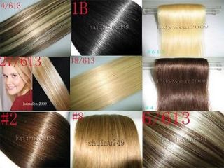   Color Remy 10pcs Clip In Real Human Hair Extensions 20/22/26, 100G