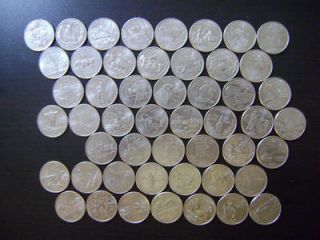 1999 2008 US Quarter State Set, 100 Uncirculated Coins (P and D Mint 