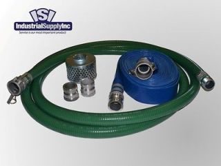 kit trash pump suction discharge hose w camlock time