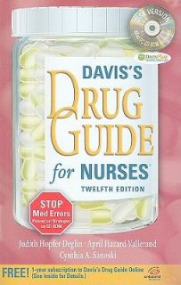 Daviss Drug Guide for Nurses by April V