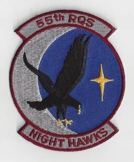 USAF Patch   55th Rescue Squadron   Nighthawks (563d Rescue Group, DM 