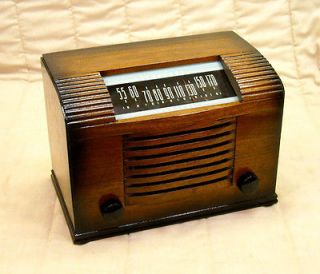   Wood Sonora Vintage Tube Radio   Restored Working Classic Table Top