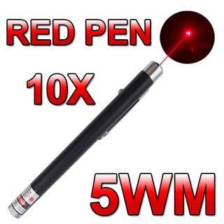   Powerful High Quality 5mw 650nm Red Laser Pointer Pen for cat or job